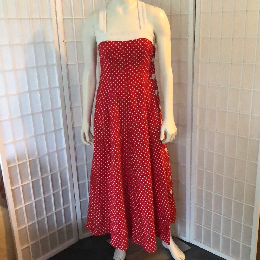 Vintage Polka Dot Sundress Sz 4
